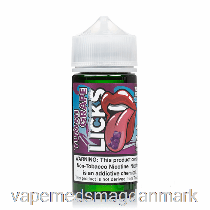 Vape Uden Nikotin Frozty Yummi Grape - Licks Roll Upz - 100ml 6mg